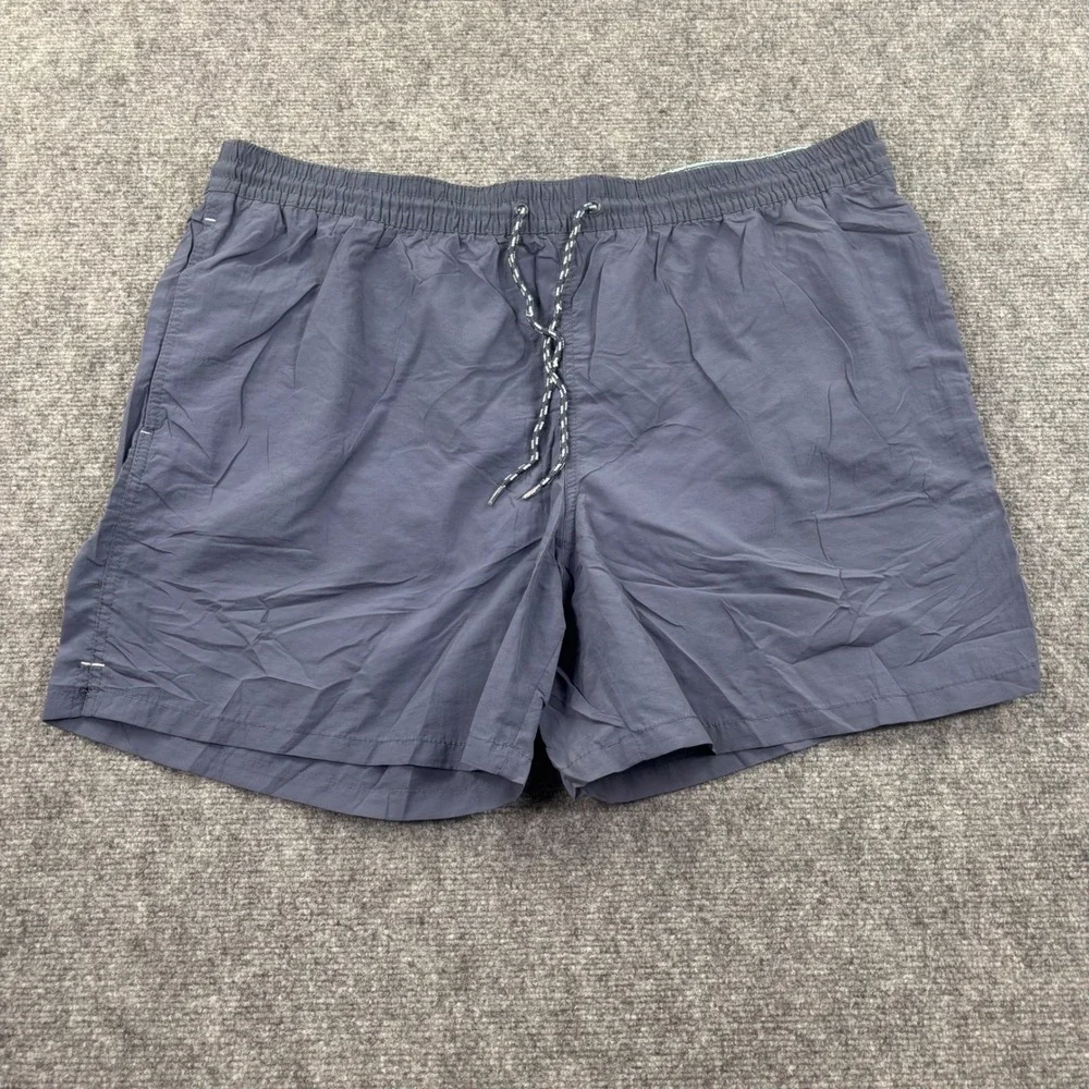 Goodfellow & Co Swim Trunks XXL Gray‎ Nylon Mesh Lined Board Shorts Mens